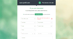 Desktop Screenshot of euro-profil.com